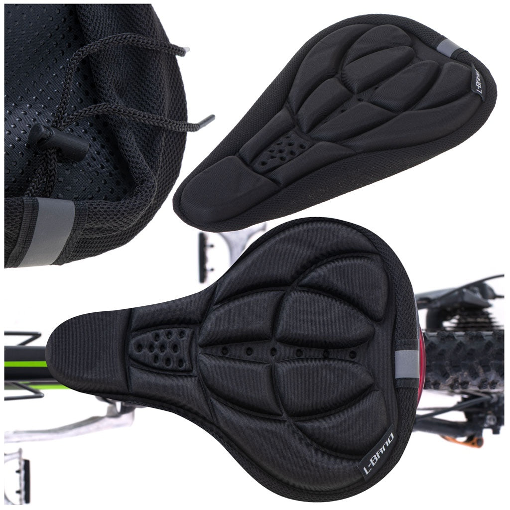 L-BRNO Gel bike saddle cover 3D cover