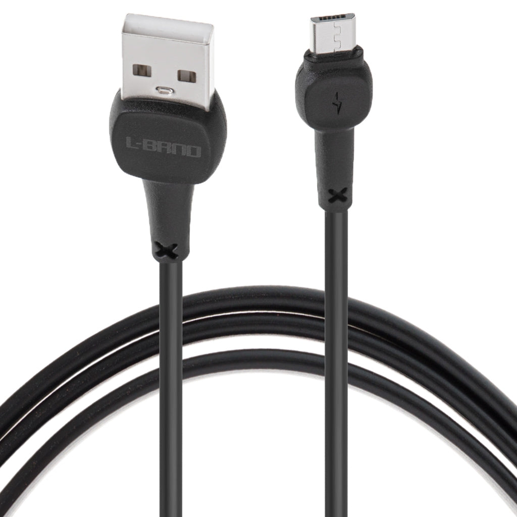 L-BRNO Micro USB fast charging cable black