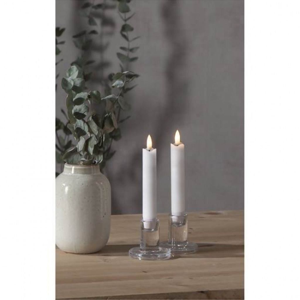 LED ANTILIGHT FLAME / 2-pack / 15 cm / Battery / timer