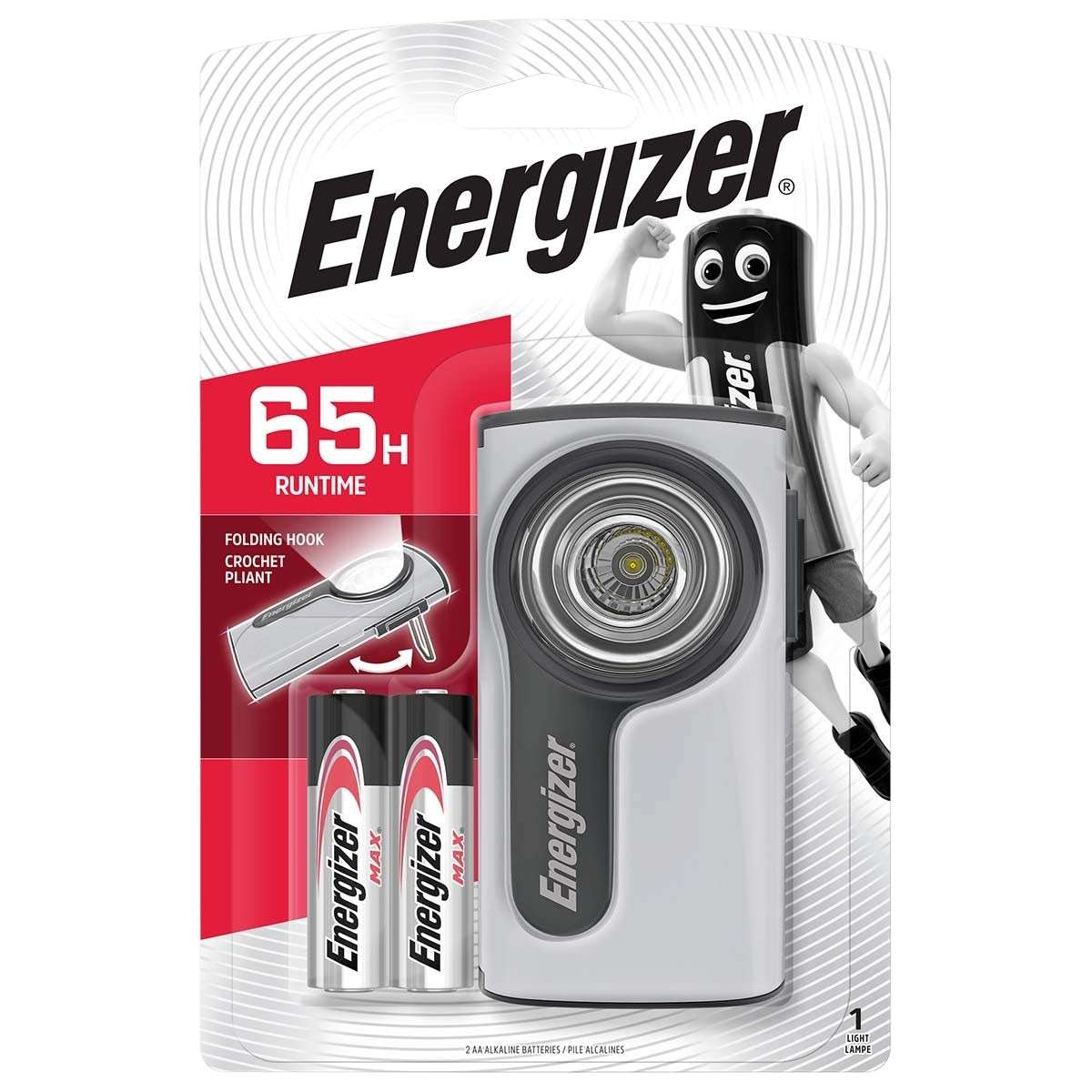 LED Flashlight 28 lm Silver