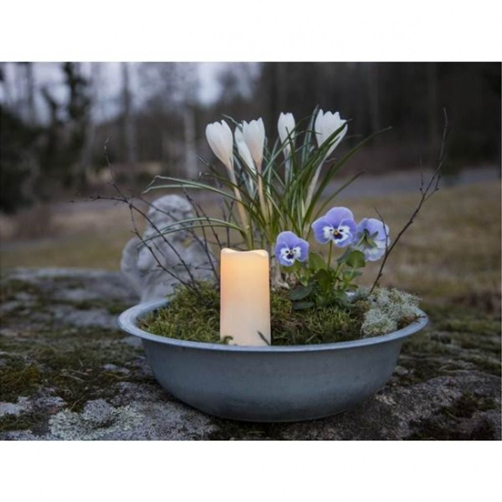 LED GRAVE LIGHT SERENE / 10 cm / Timer / Sensor / Battery