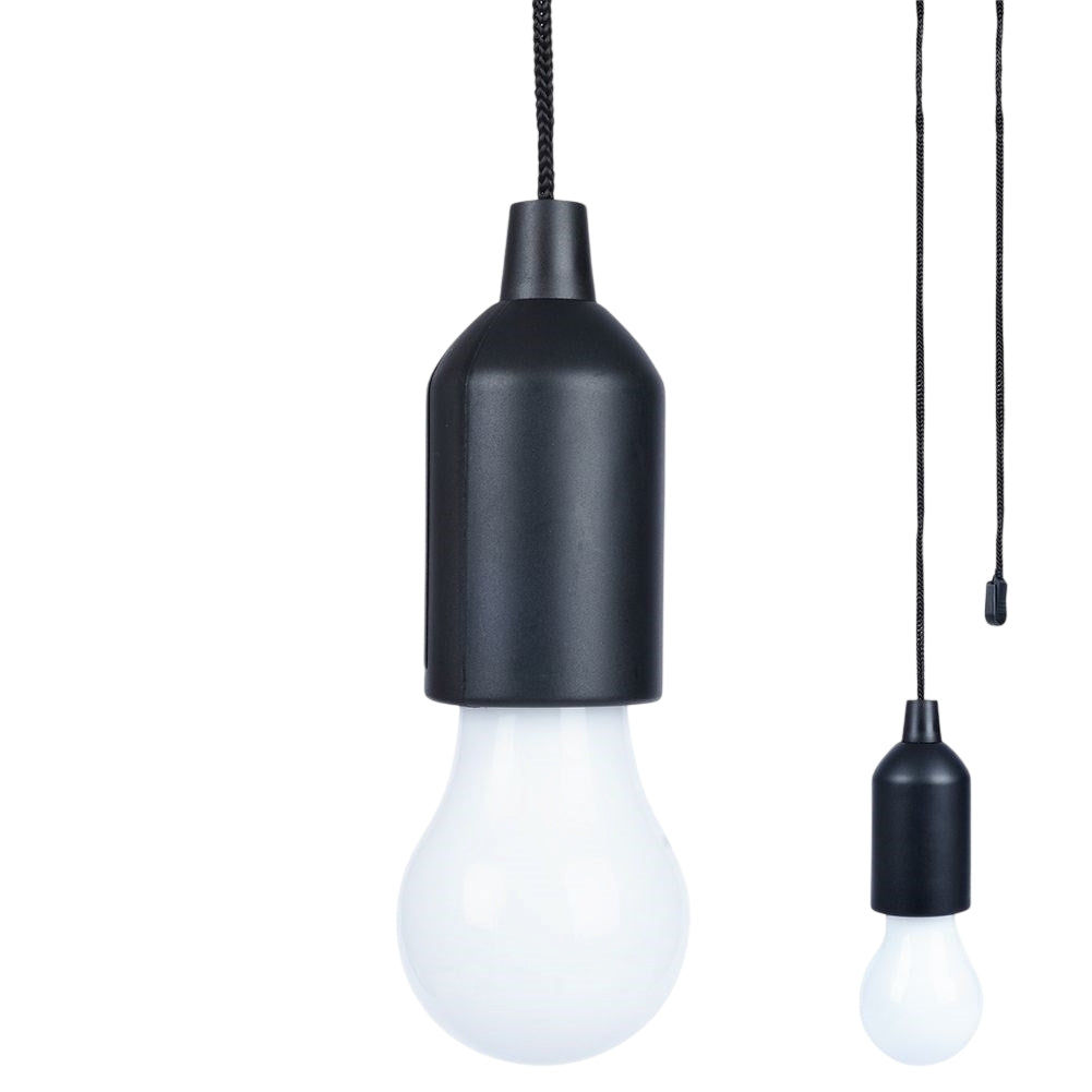 LED Lamp in Light Bulb Shape with 90cm Cord for Camping