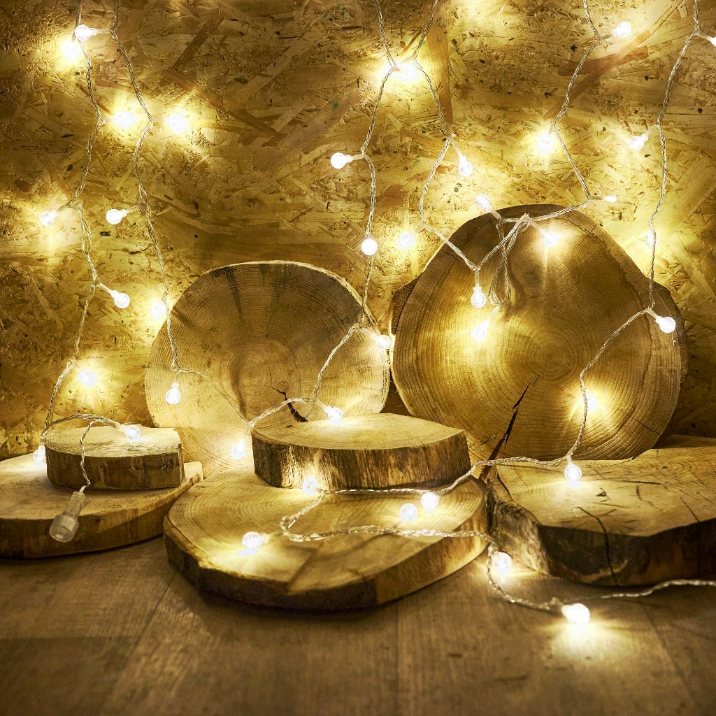LED ball chain lights 10m 100LED warm white