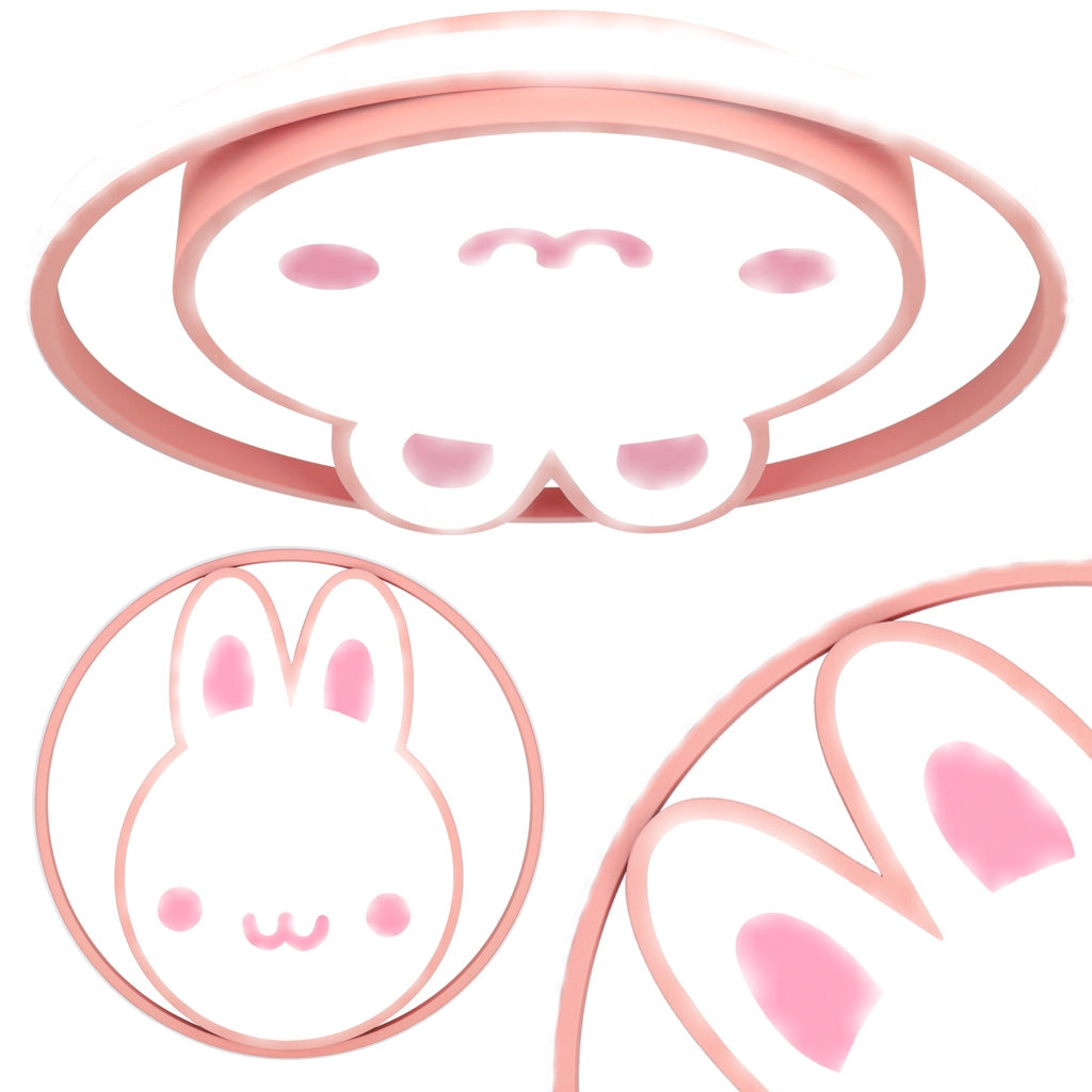 LED ceiling plafond bunny wall lamp remote control
