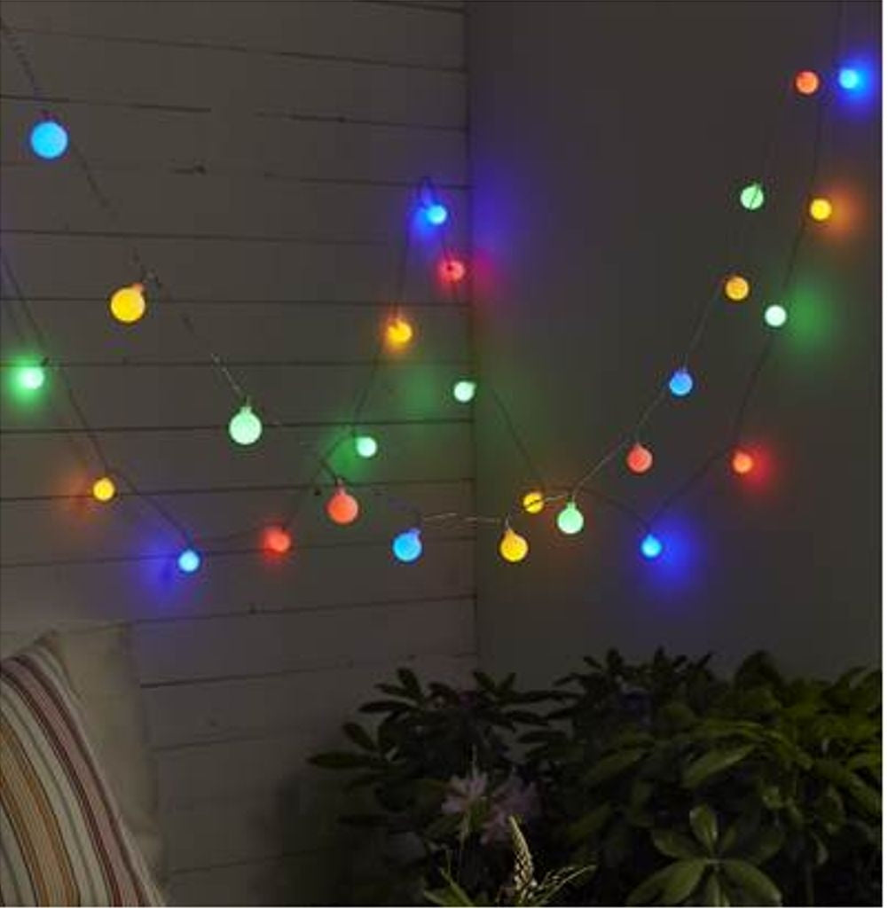 LED light string BERRY / 50 LED / 7.35 M / outdoor use / IP44 / Multi