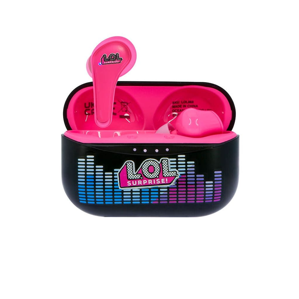 LOL Surprise Wireless In-Ear Headphones TWS - Black/Pink