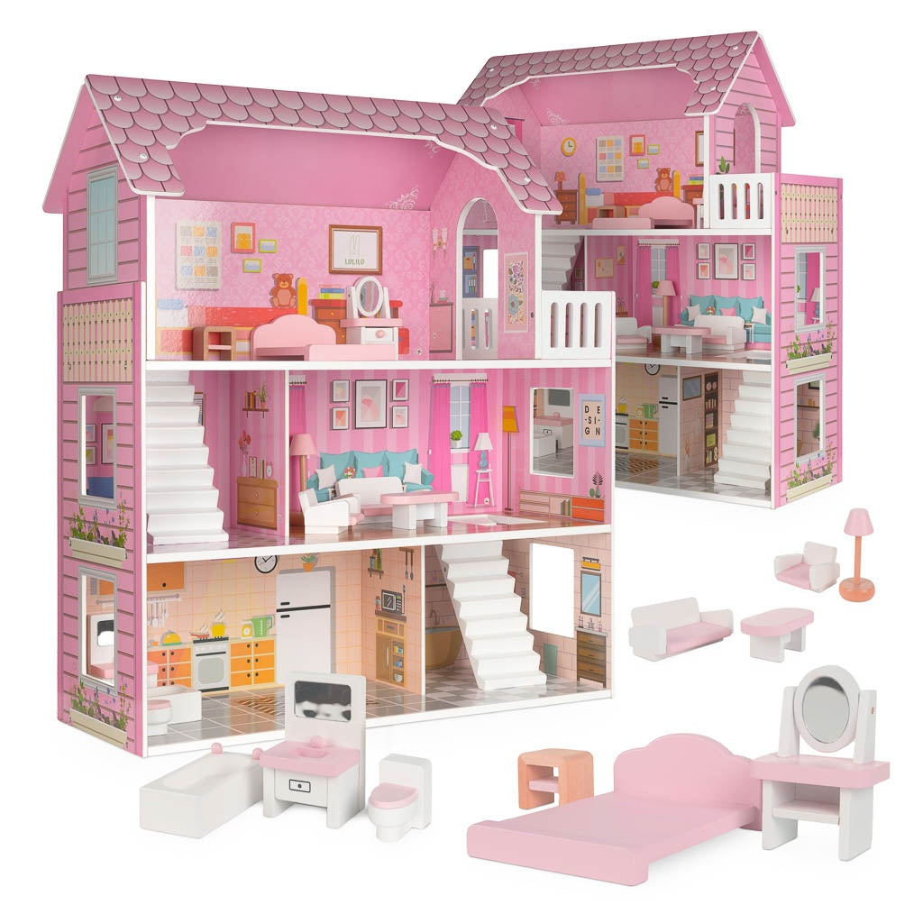 LULILO Trikito 70cm wooden dolls' house