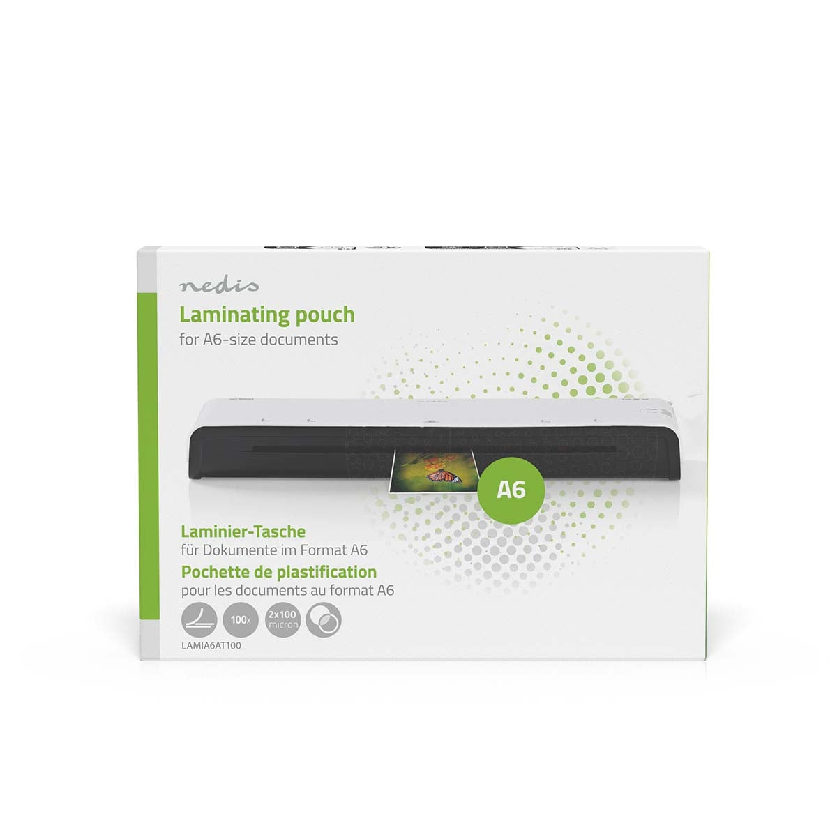 Laminating Film | A6 | Thickness: 100 µm | Packed per: 100 pcs | PET | Transparent