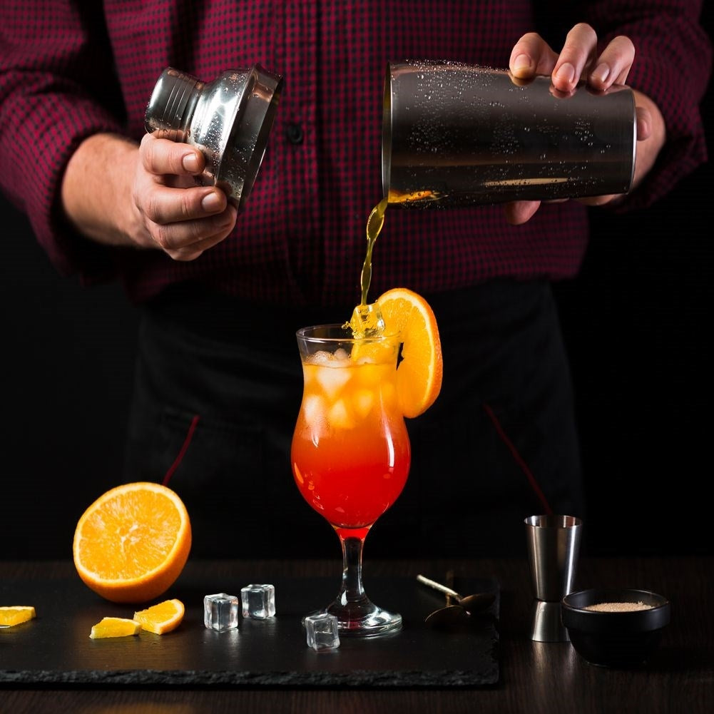 Large Glass on Stand - Perfect for Drinks & Desserts