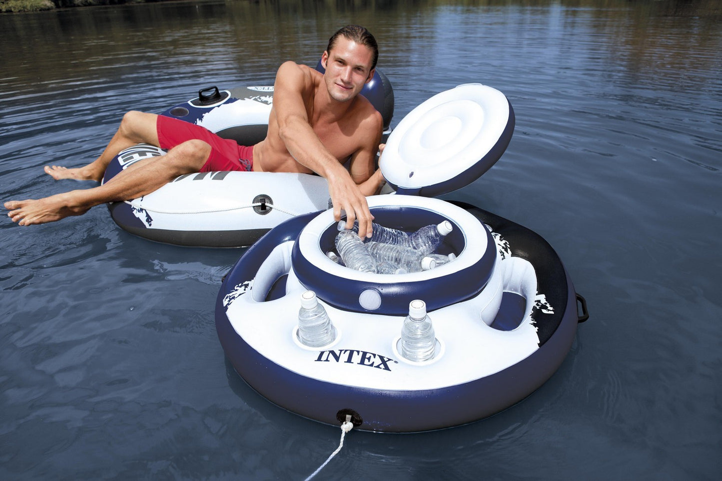 Large floating refrigerator for a swimming pool with a diameter of 89 cm INTEX 56822