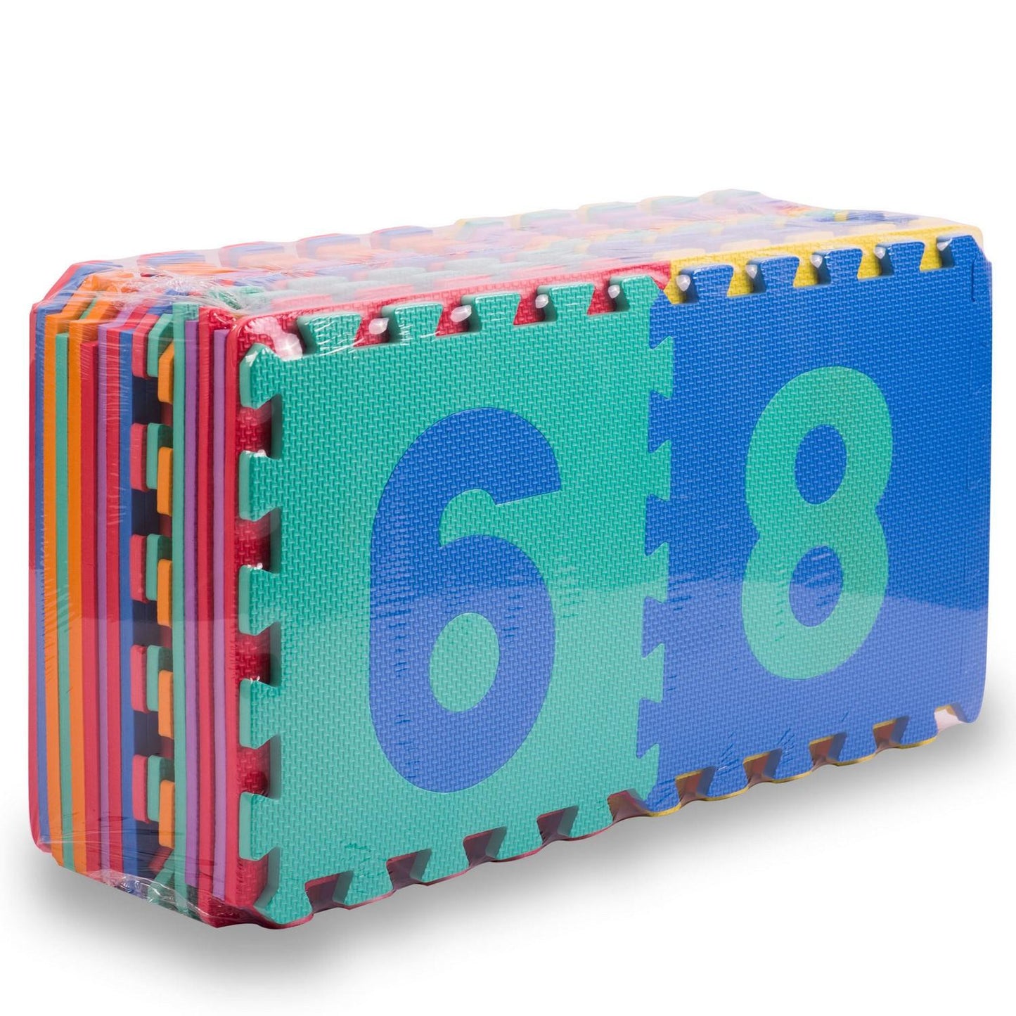 Large foam mat, puzzle with colorful letters, 36 pieces