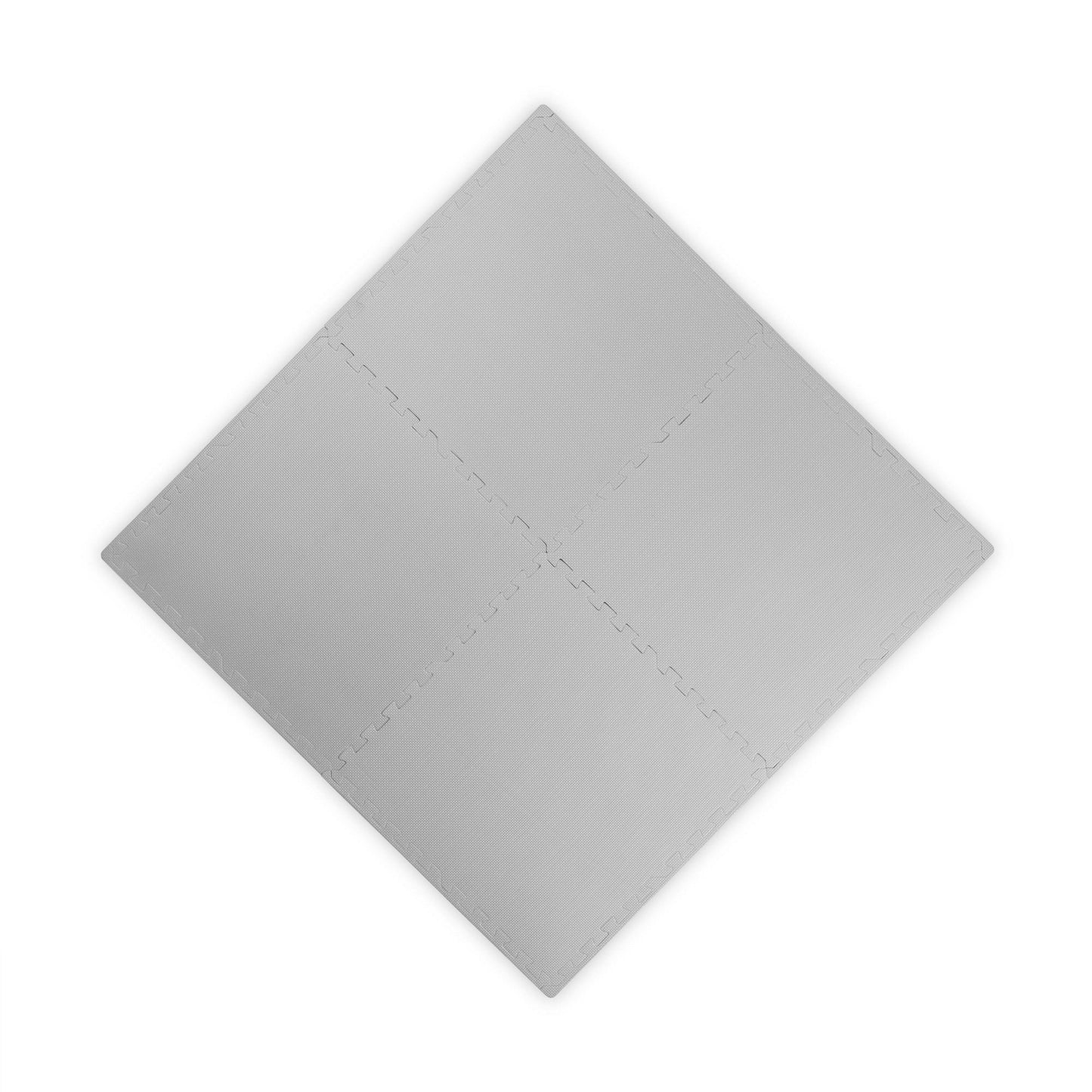 Large foam puzzle mat Ricokids 60x60 cm 4 pcs. gray