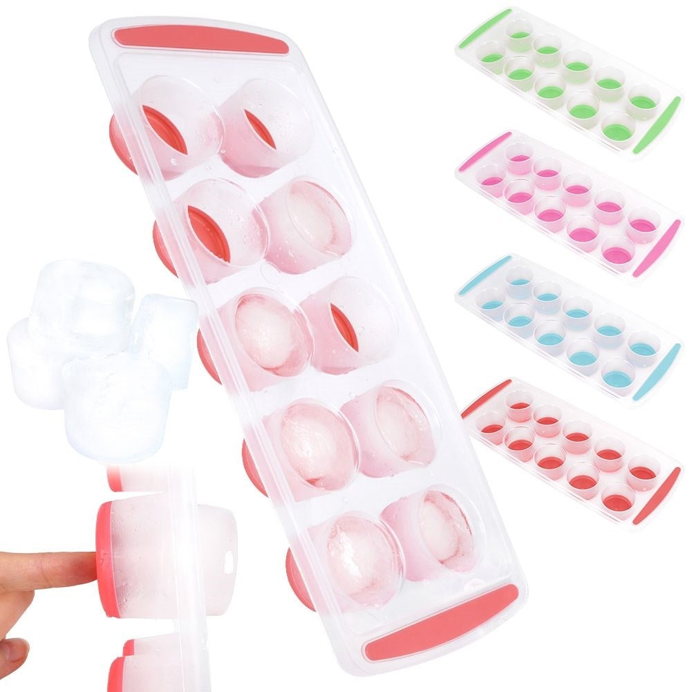 Large ice cube shape: Flexible, durable and machine washable