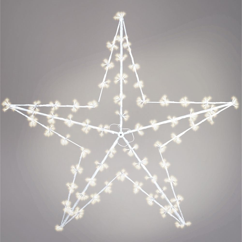Large star 150 cm, 520 LED, Christmas decoration inside/outside