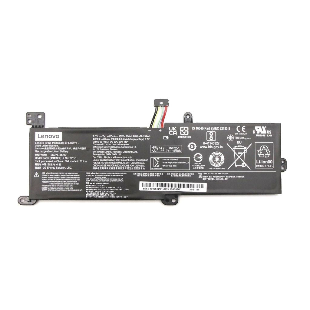 Lenovo 2C Laptop Battery, 35Wh, 7.5V, Li-ion, L16M2PB2