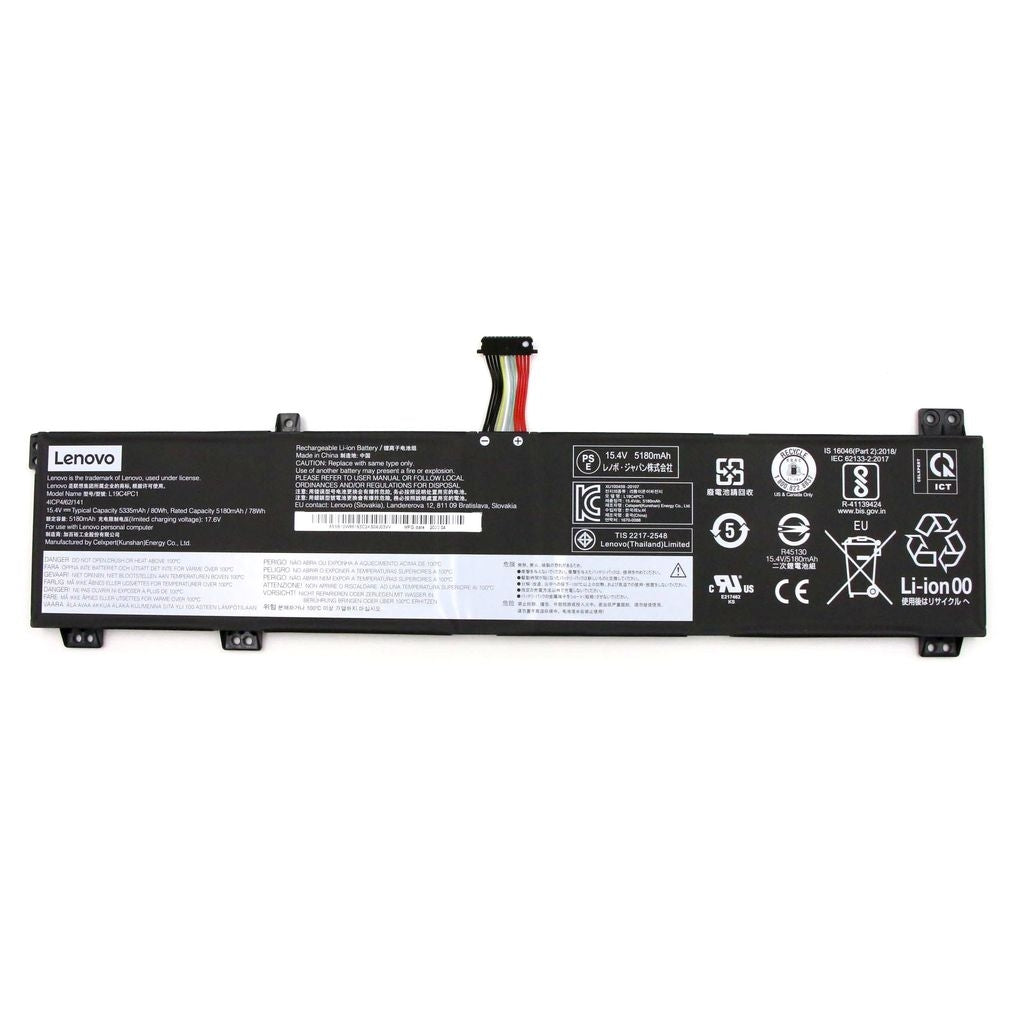 Lenovo 4C Laptop Battery, 80Wh, 15.36V, Li-ion, L19M4PC1