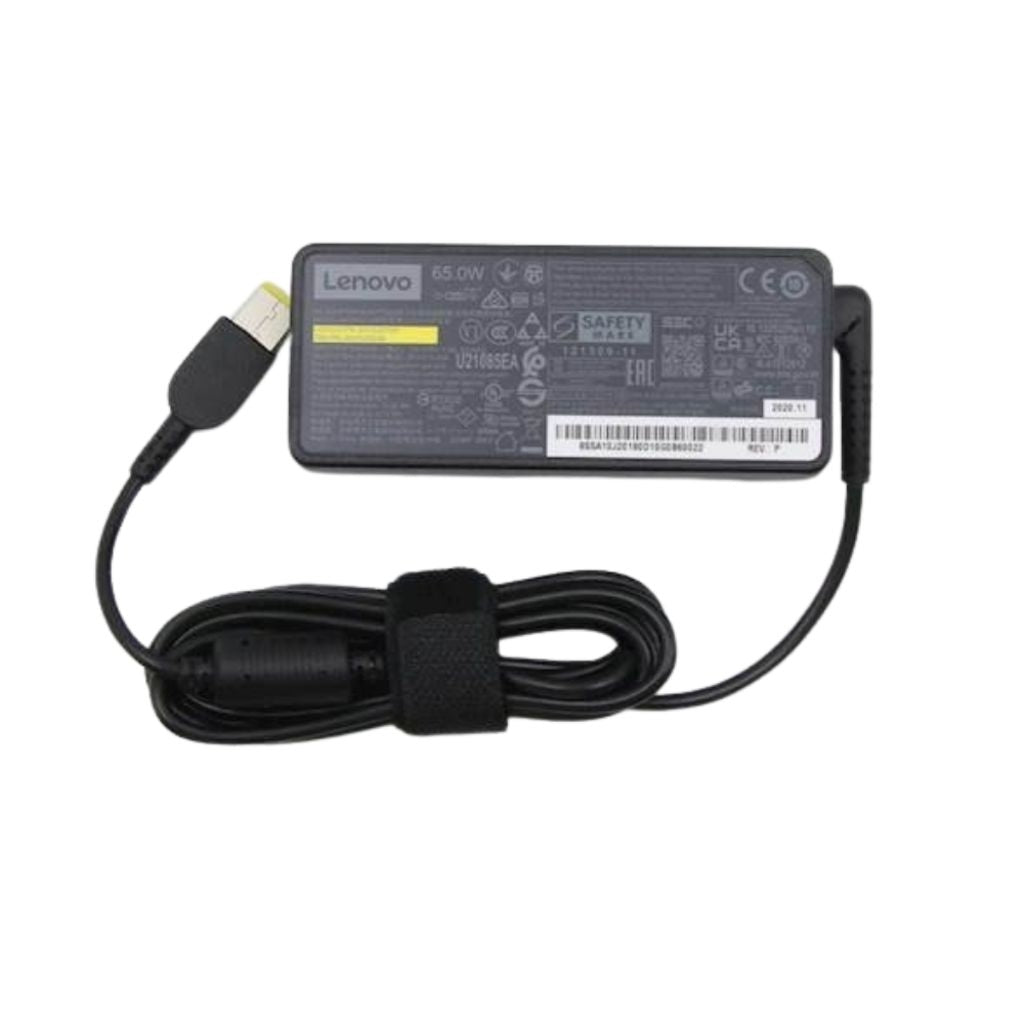 Lenovo 65W Charger, AC Adapter, Slim Tip Connector, 20V, 3.25A, SA10J20190, ADP-65FD B