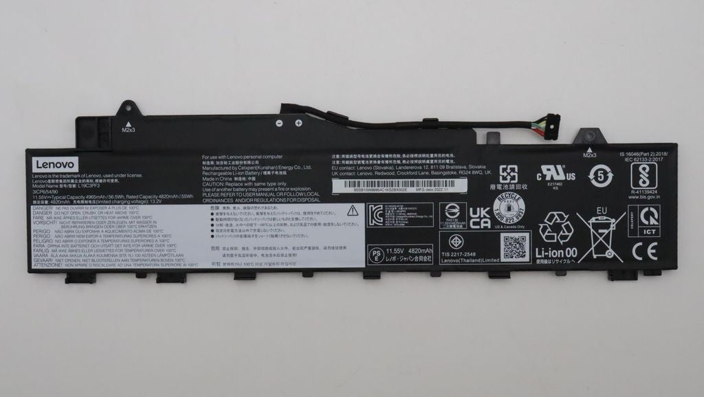 Lenovo BATTERY CP/C L19C3PF3 11.55V 56.5Wh 3 cell