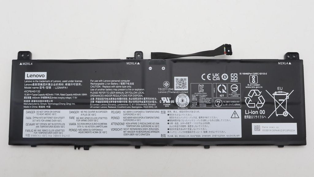 Lenovo Battery 4-cell, 71Wh, 15.36V, L22M4PA1 SP/A