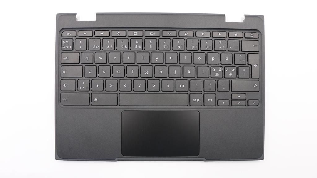 Lenovo Keyboard, Upper Case B 81ER with Nordic Keyboard