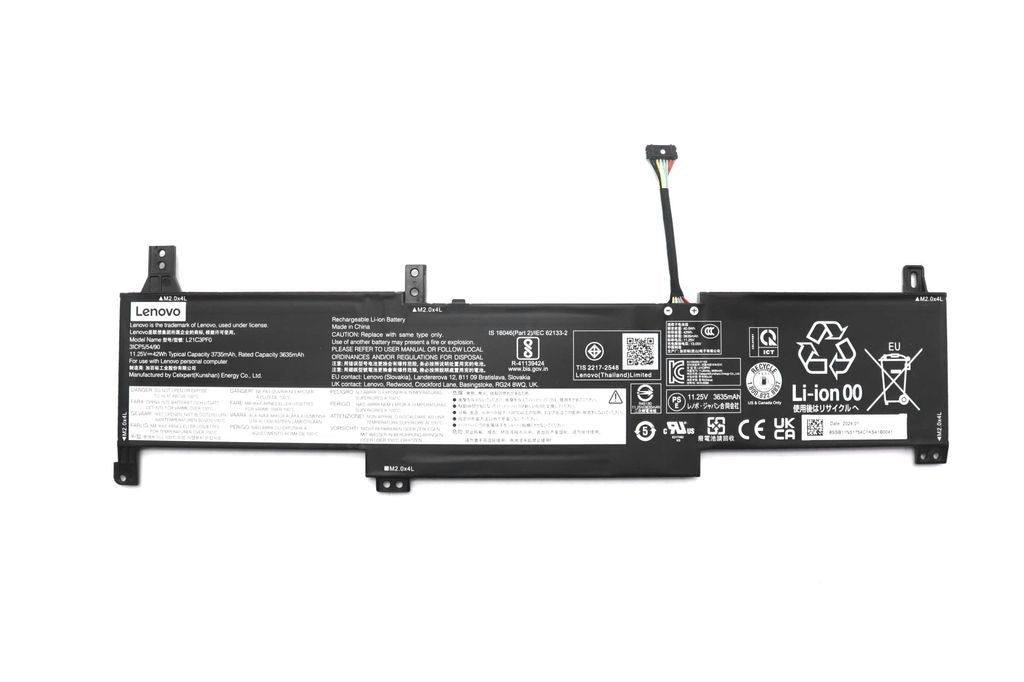 Lenovo Laptop Battery 3C 42Wh 11.25V L21C3PF0 CP/B