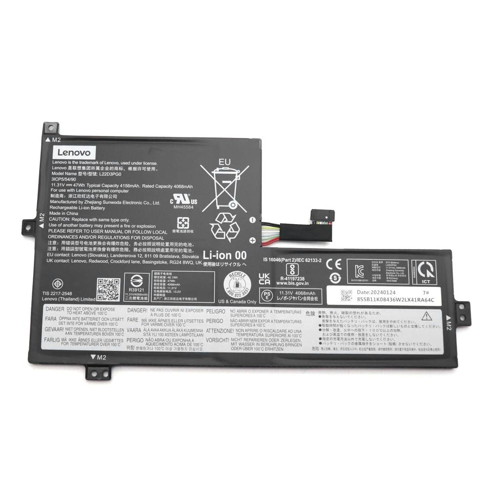 Lenovo Laptop Battery 3C 47Wh 11.31V L22D3PG0 SD/A