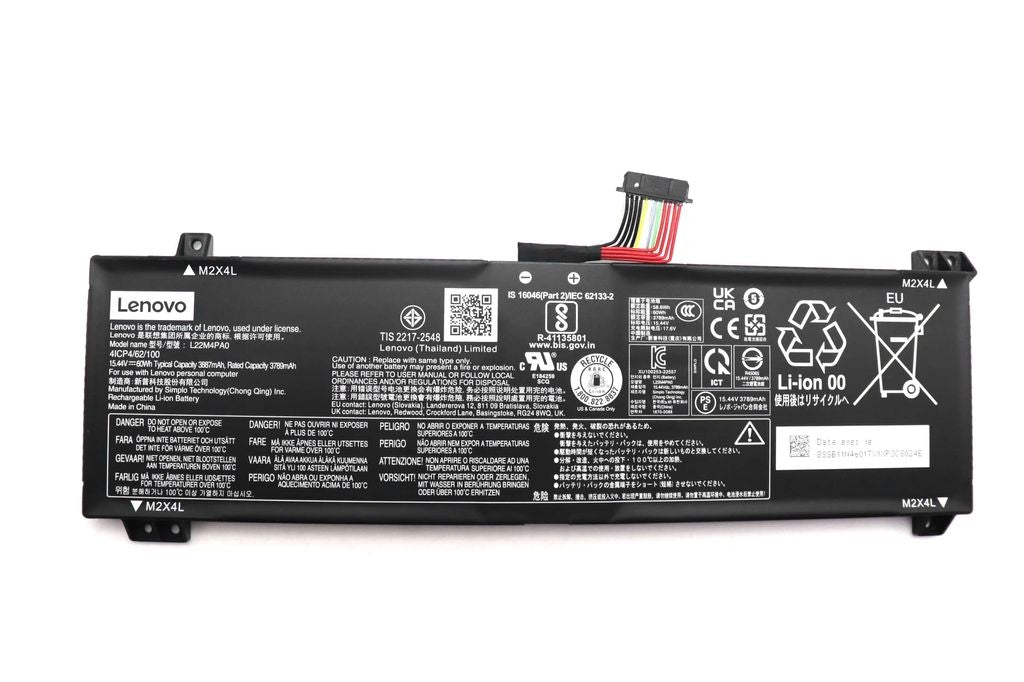 Lenovo Laptop Battery 4C 60Wh 15.44V L22M4PA0 SP/A
