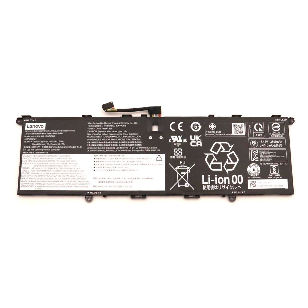 Lenovo Laptop Battery 4C 61Wh 15.44V L20C4PB0 CP/C