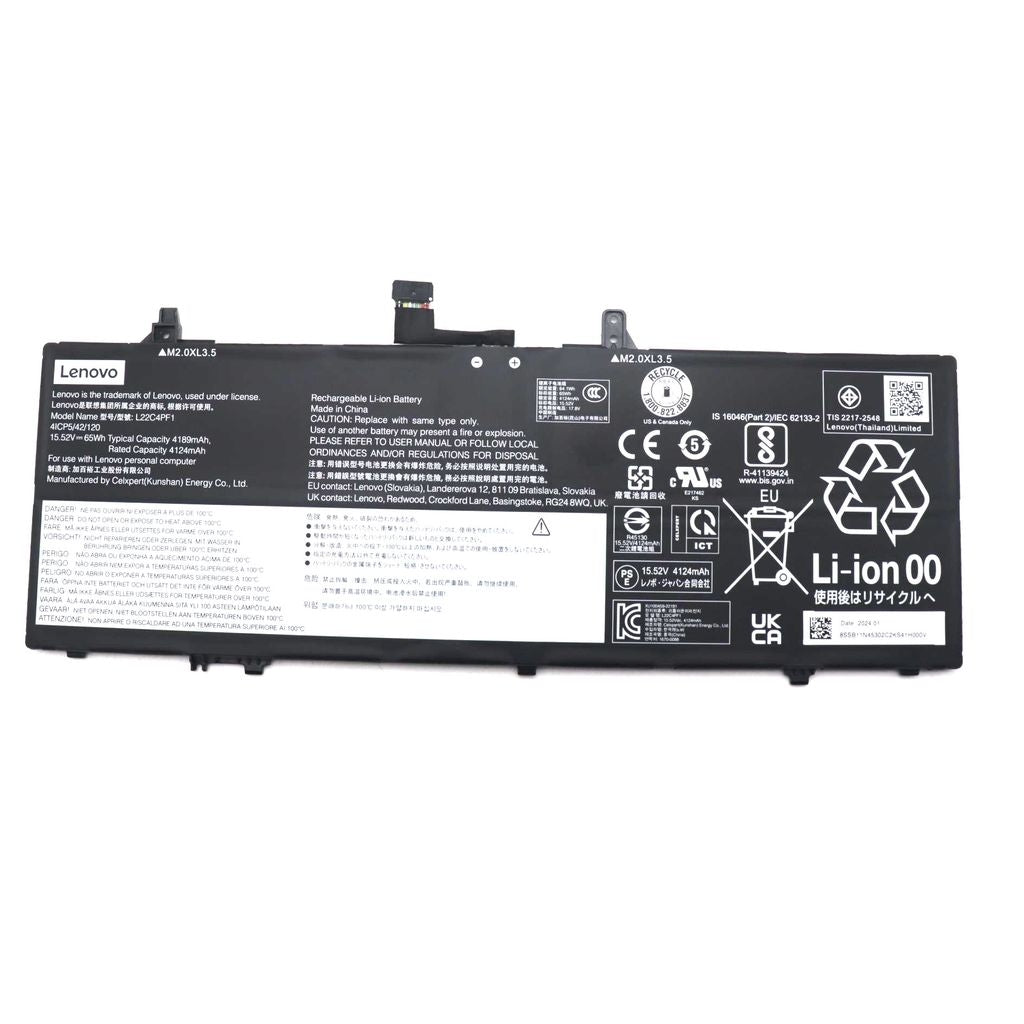 Lenovo Laptop Battery 4C 65Wh 15.52V L22C4PF1 CP/B