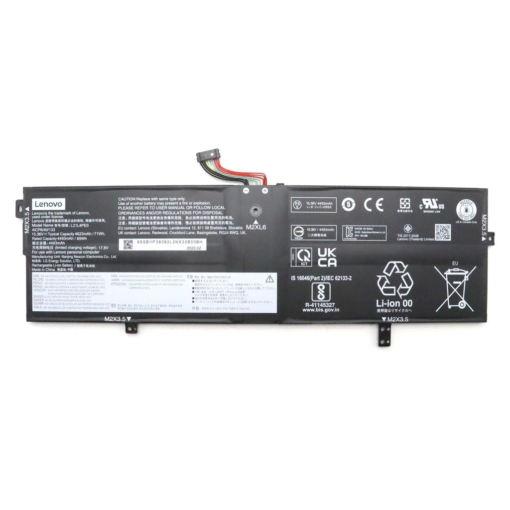 Lenovo Laptop Battery 4C 71Wh 15.36V L21L4PE0 LG