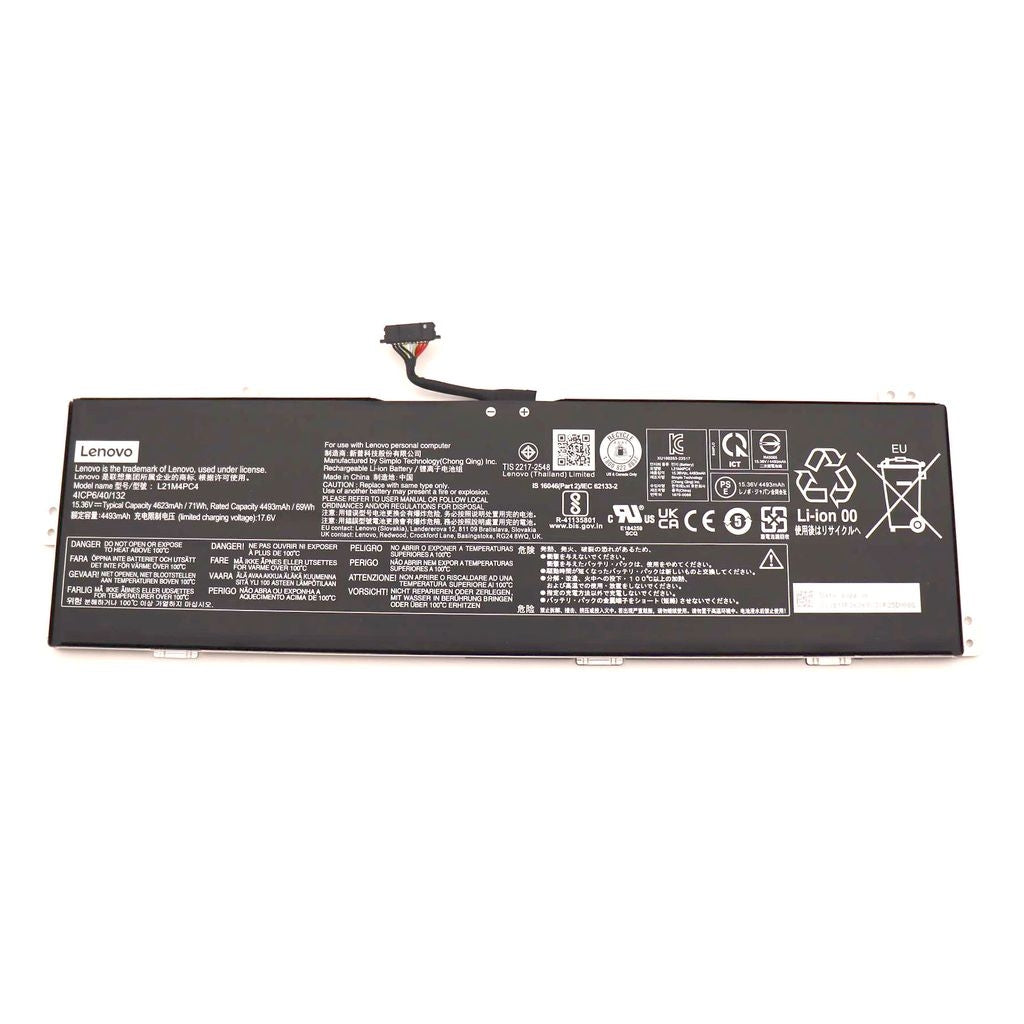 Lenovo Laptop Battery 4C 71Wh 15.36V L21M4PC4 SP/B