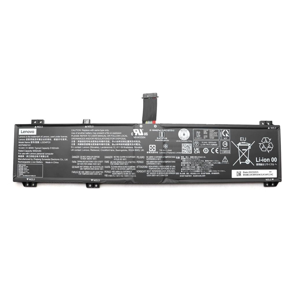 Lenovo Laptop Battery 4C 80Wh 15.44V L22D4PC0 SD/A 25
