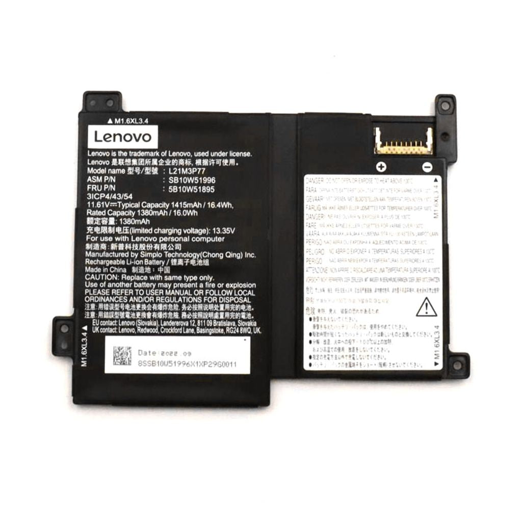 Lenovo Laptop Battery Internal, 3 cells, 16.4Wh, Li-ion, SP/A