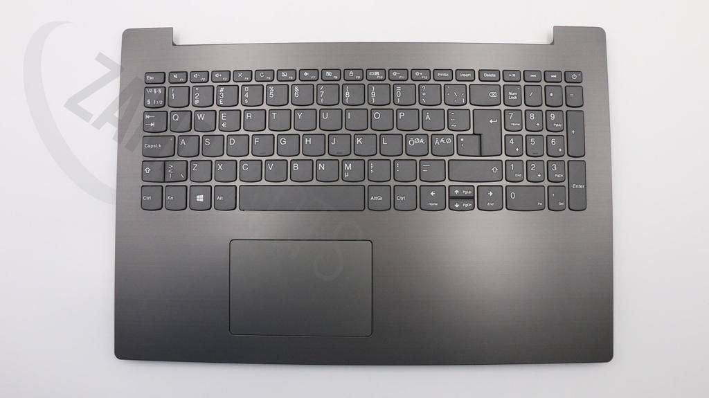 Lenovo Upper Case with Keyboard L81DC Iron Grey Nordic