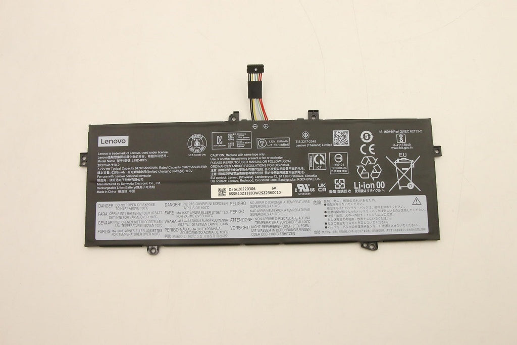 Lenovo battery SD/A L19D4PF5 7.72V, 50Wh, 4 cell