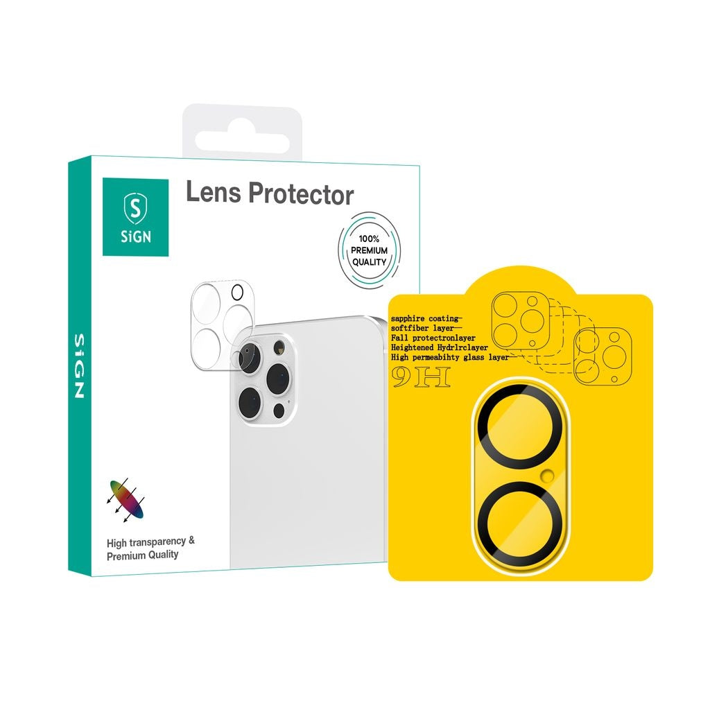 Lens protection in Tempered Glass for iPhone 16 & iPhone 16 Plus