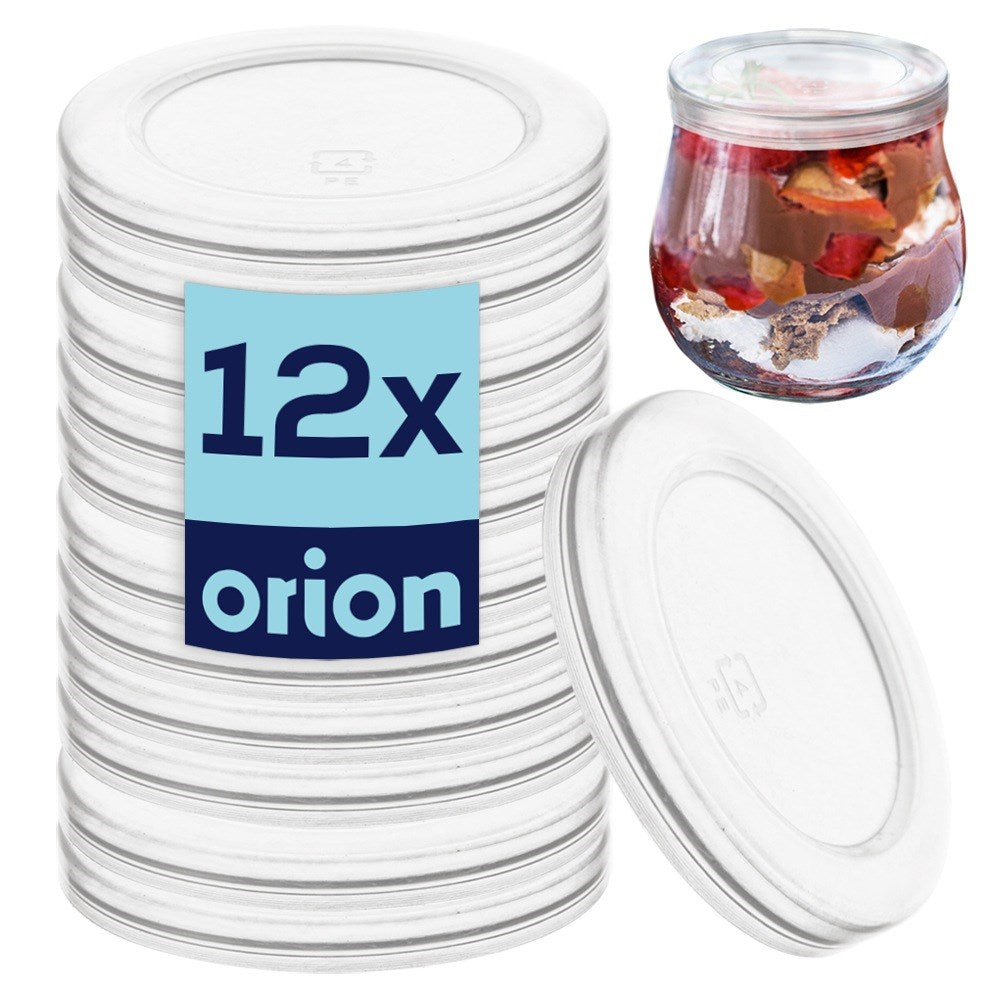 Lid for yogurt jar 6.2 cm 12 pcs.