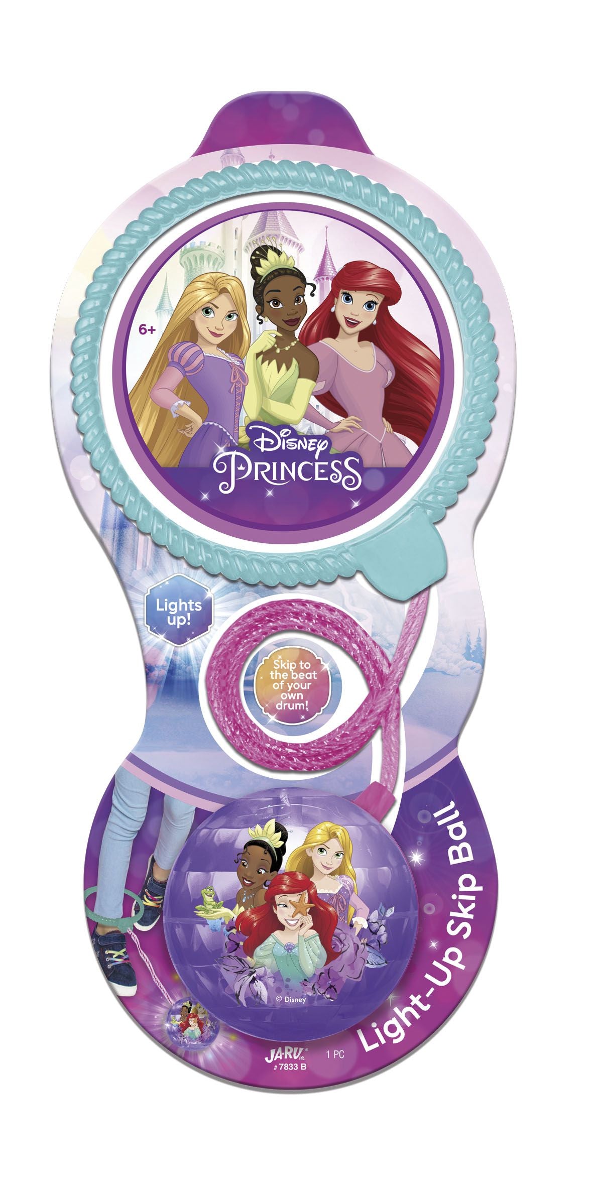 Light-Up Disney Ankle Skip Ball with Batteries