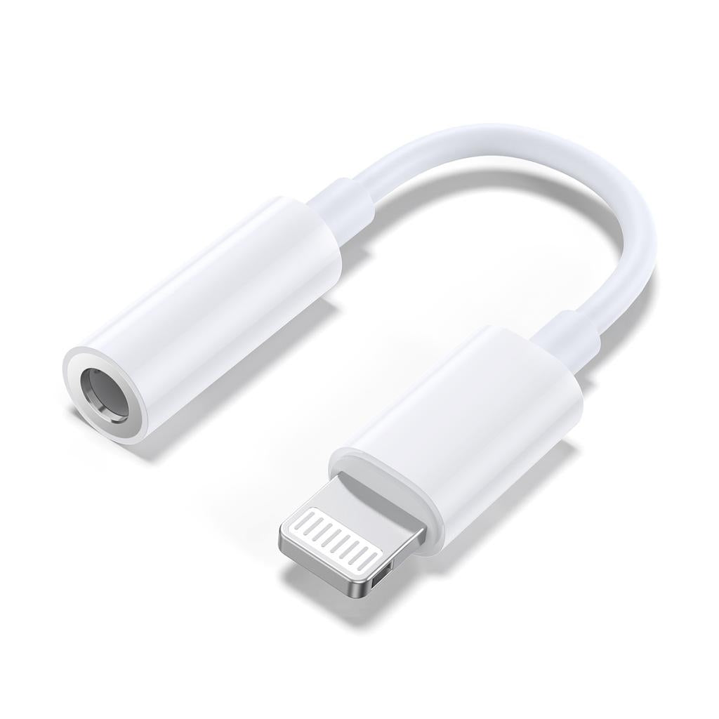 Lightning to 3.5mm AUX Adapter - White
