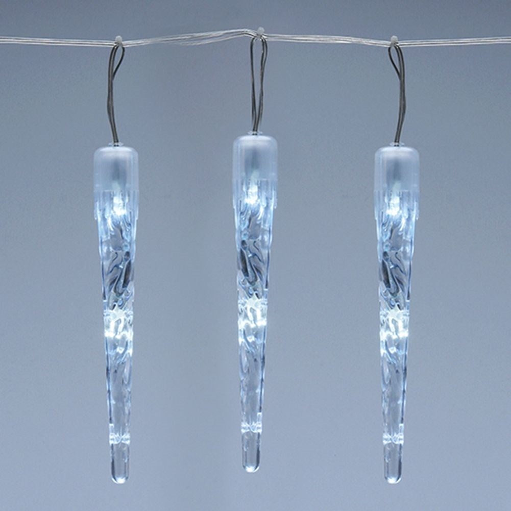Light string LED icicles - timer, 8 modes, memory, inside/outside