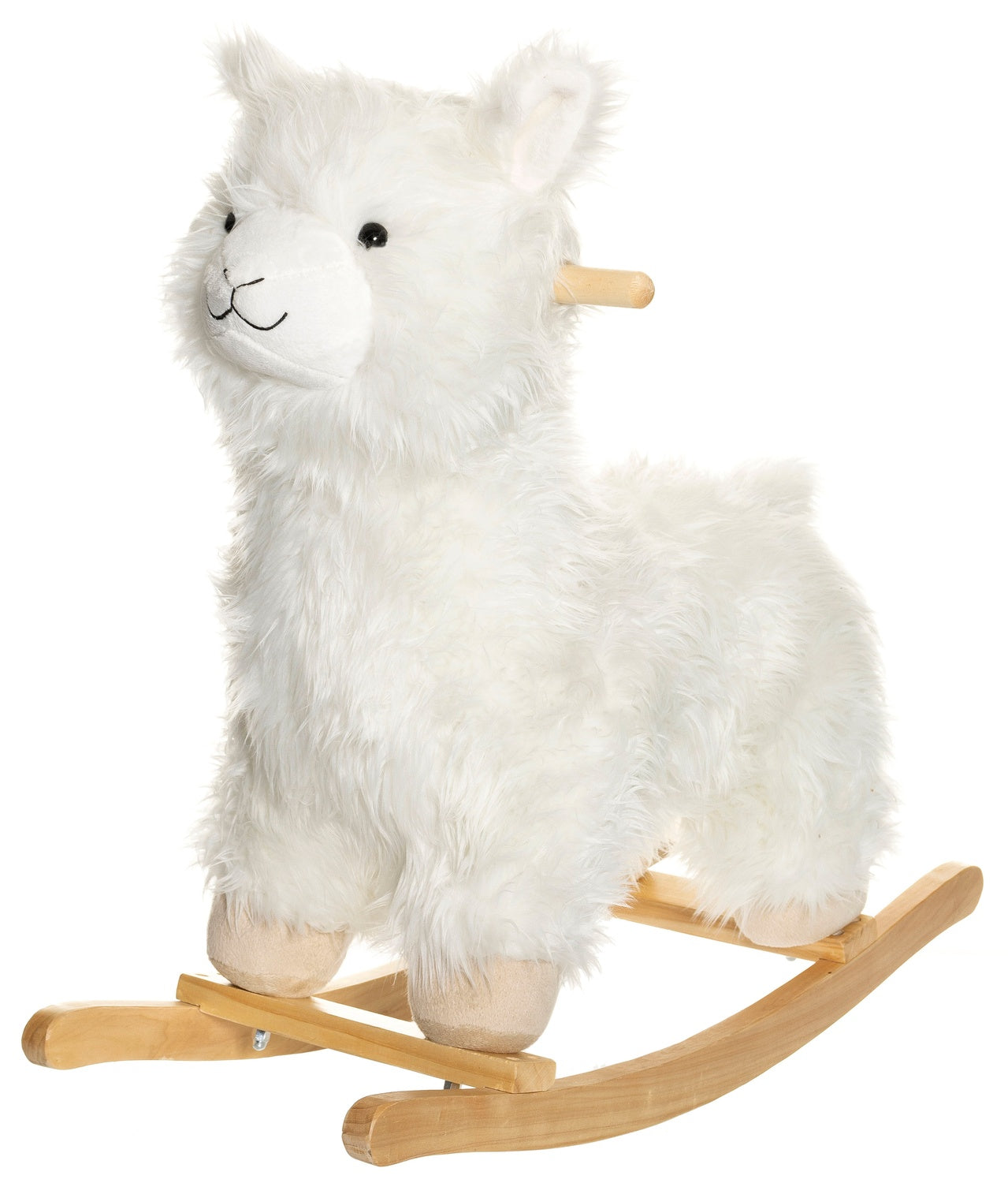 Llama Rocking Horse, Soft Fur, 50kg Capacity