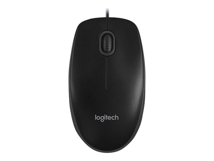 Logitech B100 Optical Mouse - Black