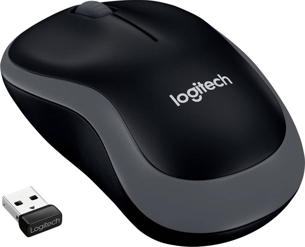 Logitech M185 Wireless Mouse RF - Grey