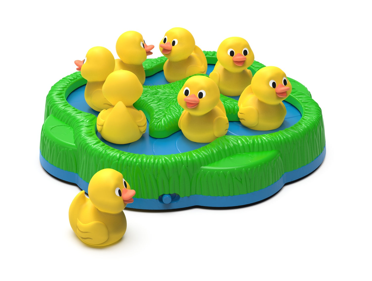 Matching Game for Kids - 12 Ducks, Motorized Pond