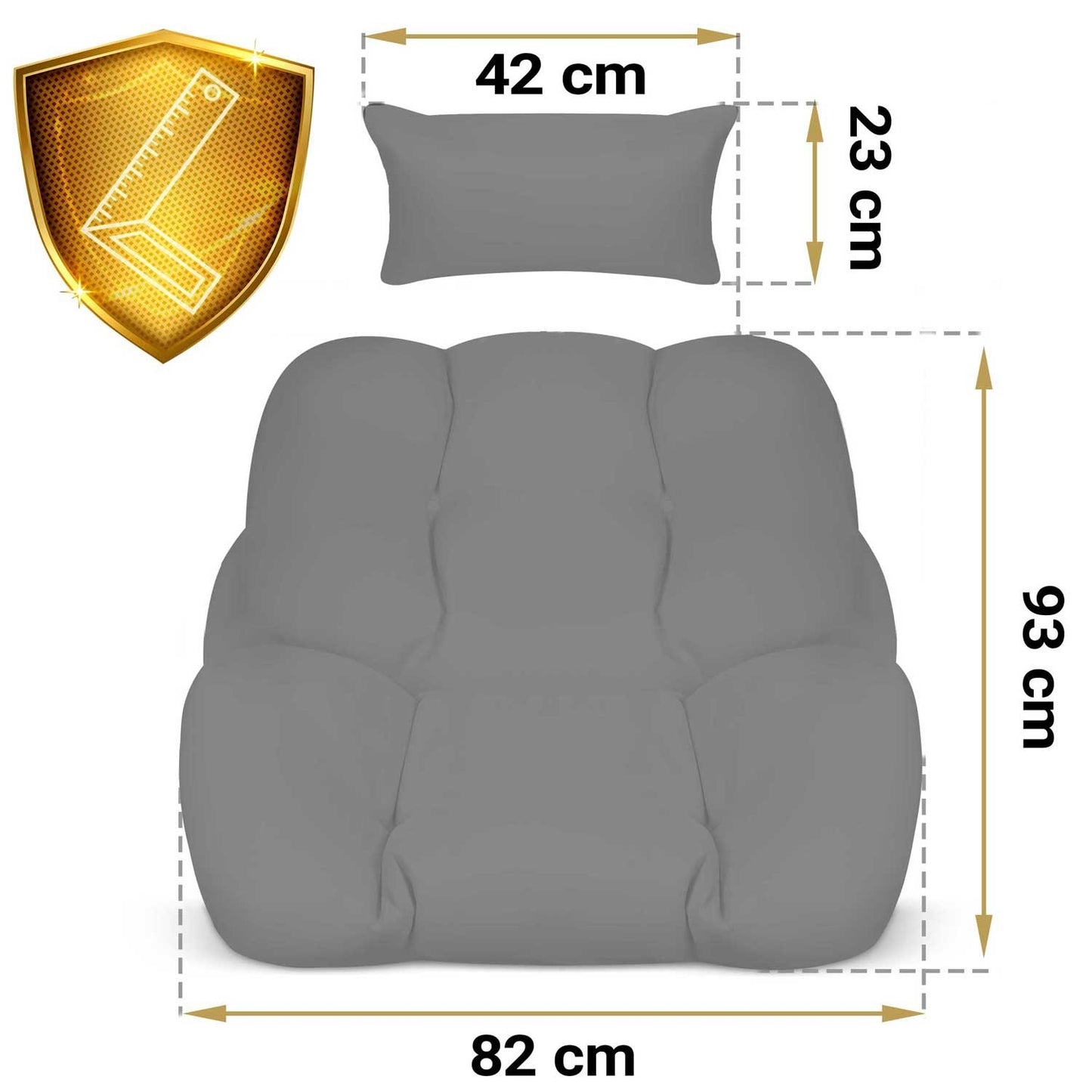 Luisiana Sofotel hanging chair cushion black