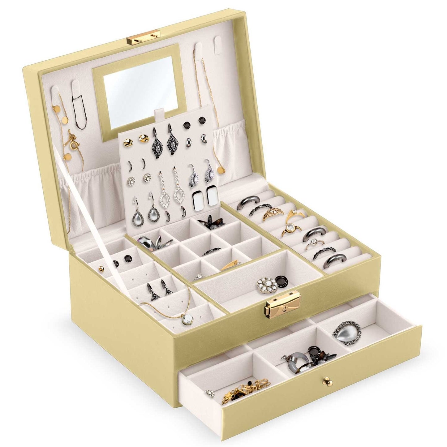 Luxury jewelry box MS-709 Massido - Gold