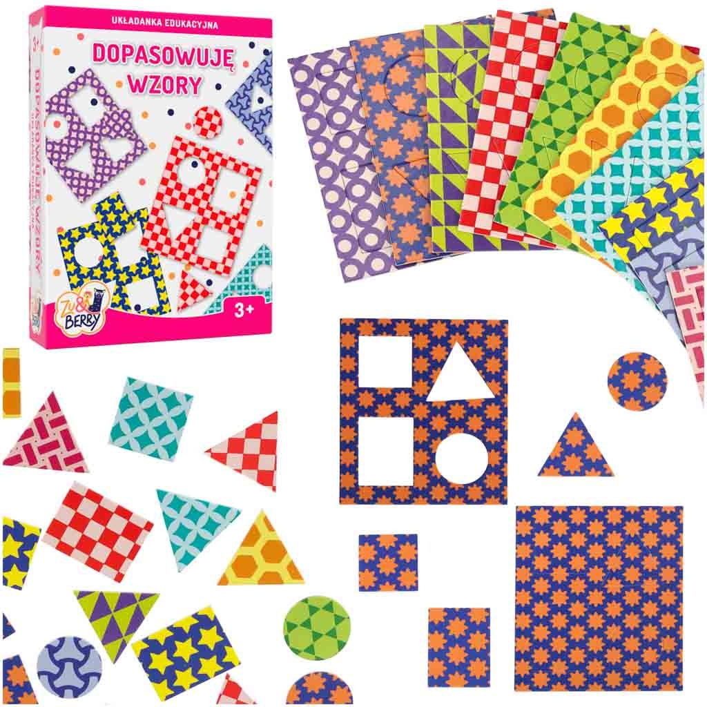 MUDUKO Matching patterns Educational jigsaw 3+