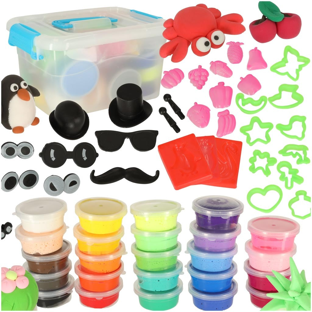 Magic marshmallow 24x15g colours + accessories box