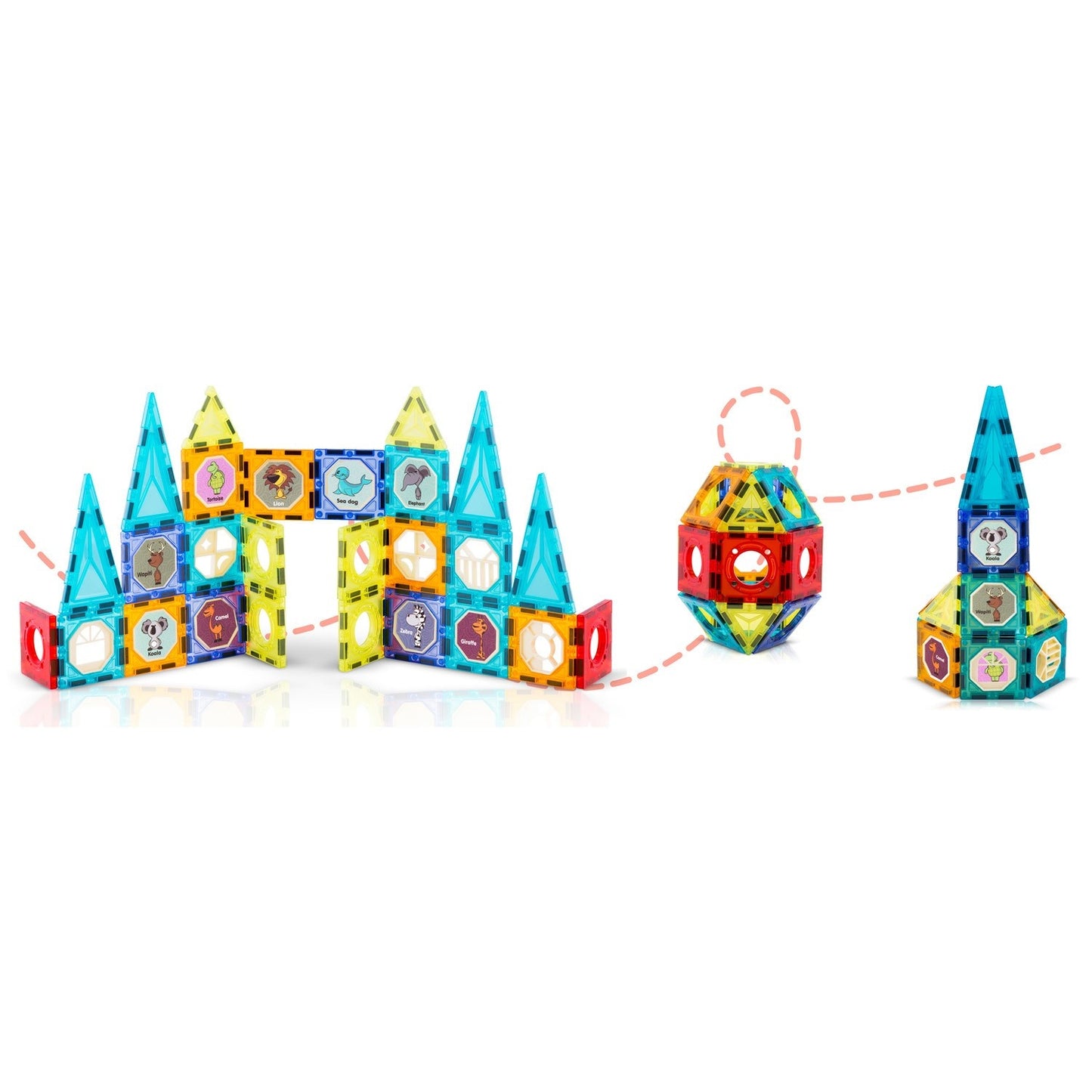 Magnetic Building Blocks Tower RK-768 Ricokids