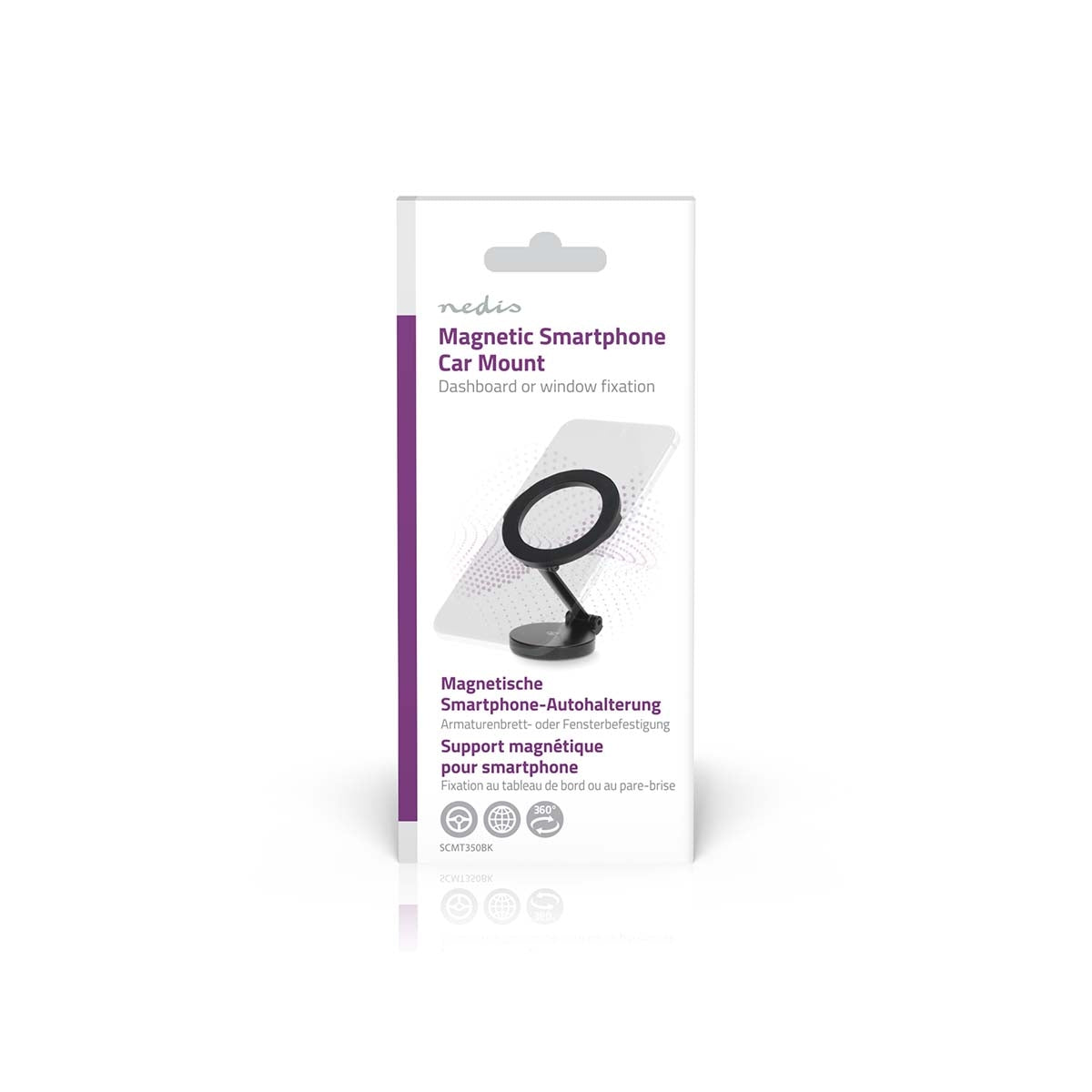 Magnetic Smartphone Car Mount, Universal, Adjustable Angle